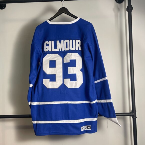 Men's CCM Toronto Maple Leafs Gilmour Hockey Jersey size 50 - Picture 2 of 2